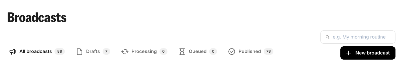 Kit broadcasts searchable screenshot